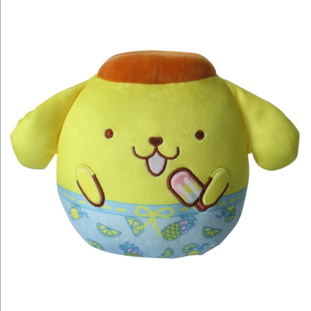 NWT 6.5” Sanrio Pompompurin eating Ice Cream Squishmallow